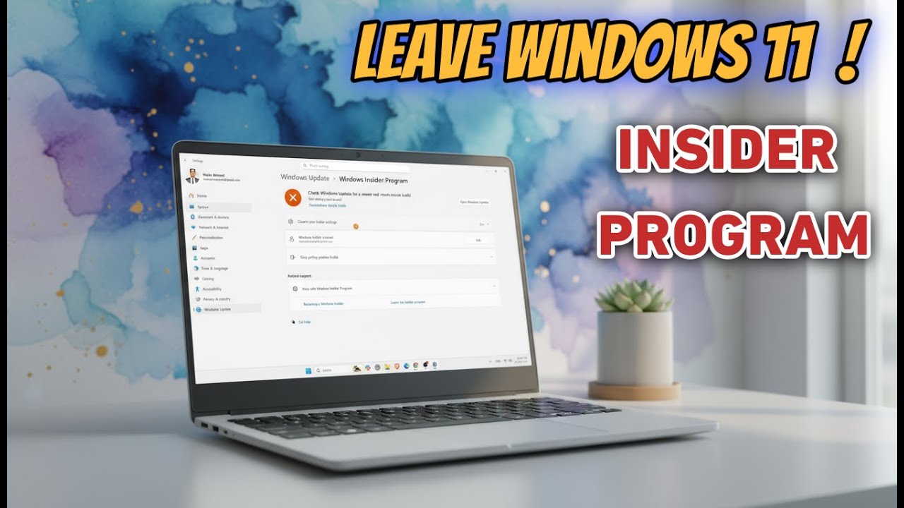 Quit Windows 11 Insider Program NOW! EASY Step-by-Step Guide to Leave Safely