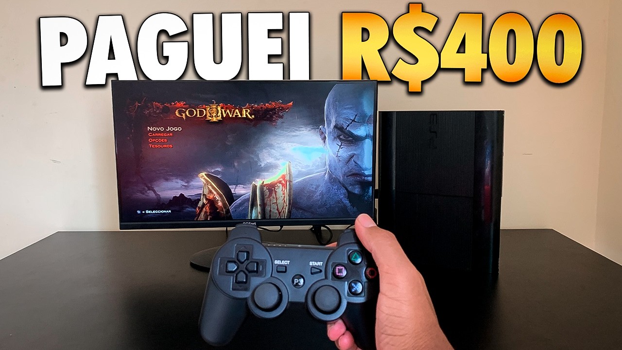 COMPREI UM PS3 SUPER SLIM DESBLOQUEADO NA OLX QUE AINDA RODA DE TUDO EM PLENO 2025...