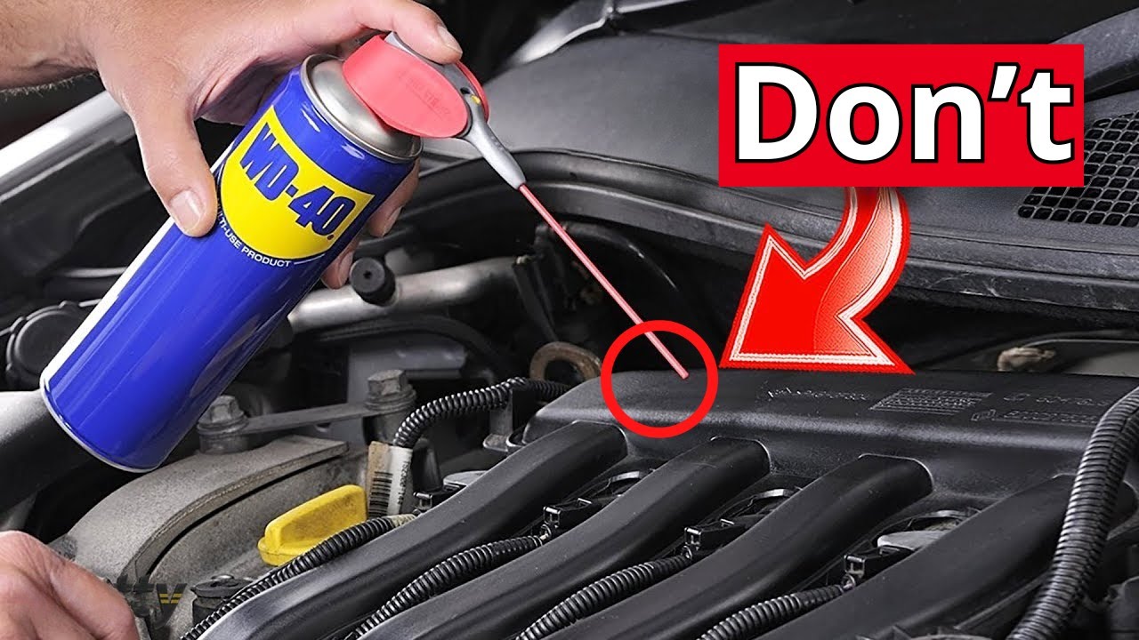 ПРЕКРАТИТЕ использовать WD-40 подобным образом — вы портите свою машину!