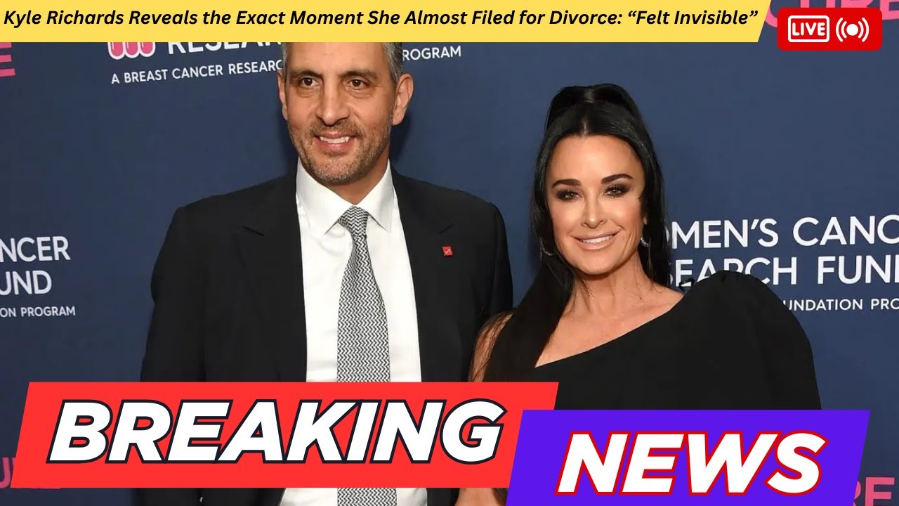 Kyle Richards Reveals the Exact Moment She Almost Filed for Divorce: “Felt Invisible”