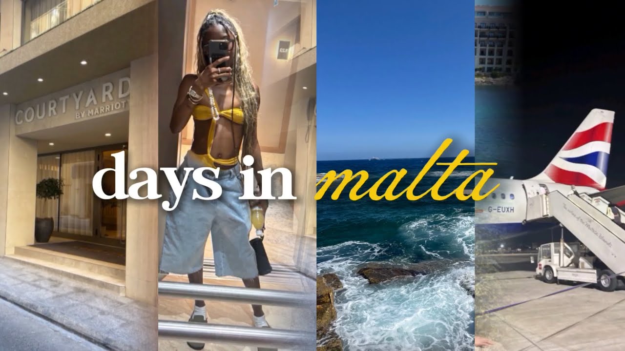 MALTA VLOG🇲🇹 | CHILLED GIRLS TRIP🖤