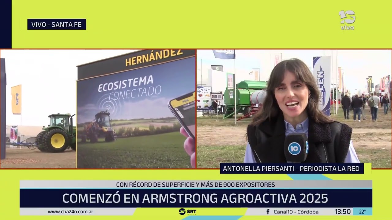 Comenzó en AGROACTIVA 2025 en la ciudad de Armstrong