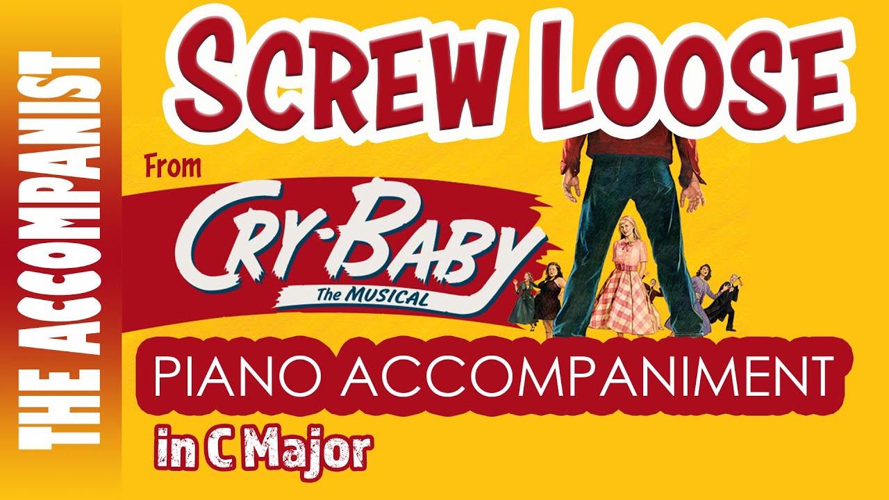 Screw Loose (Cry Baby) | Piano Accompaniment [Karaoke Lyrics in CC]
