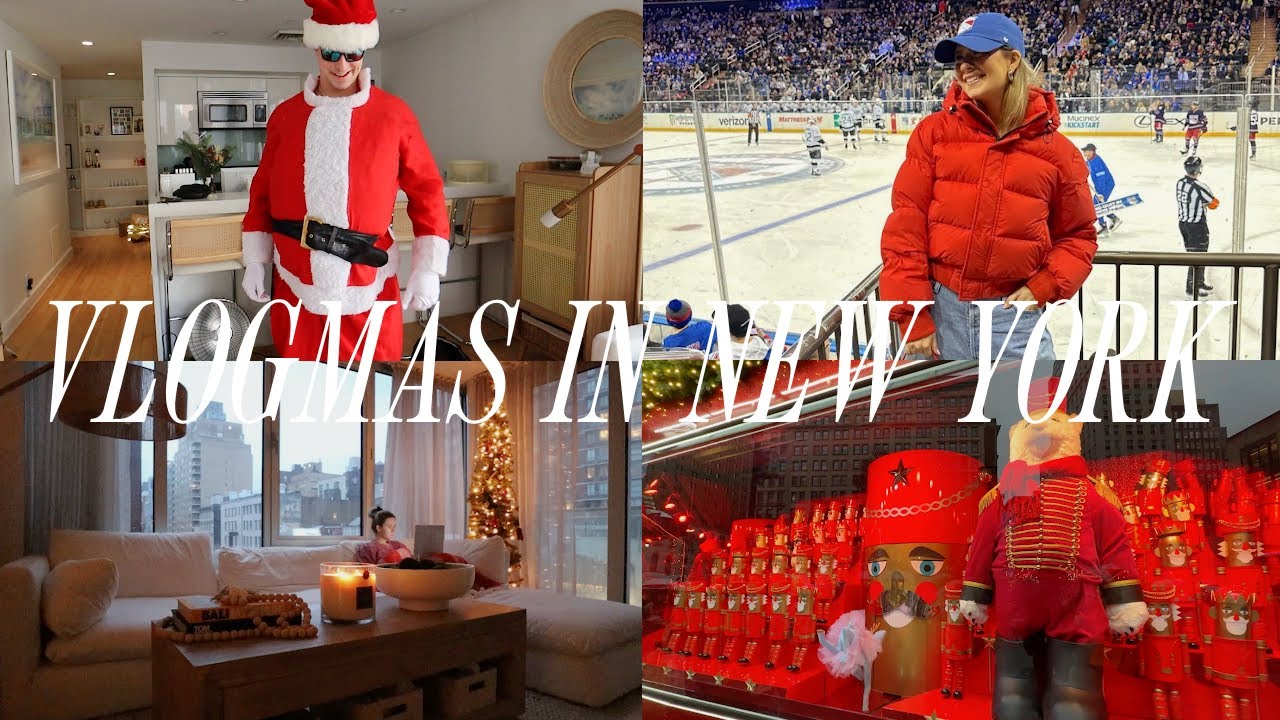 VLOGMAS В НЬЮ-ЙОРКЕ 🎁 уютная праздничная атмосфера, рождественские покупки, витрины Macy's, игра ...