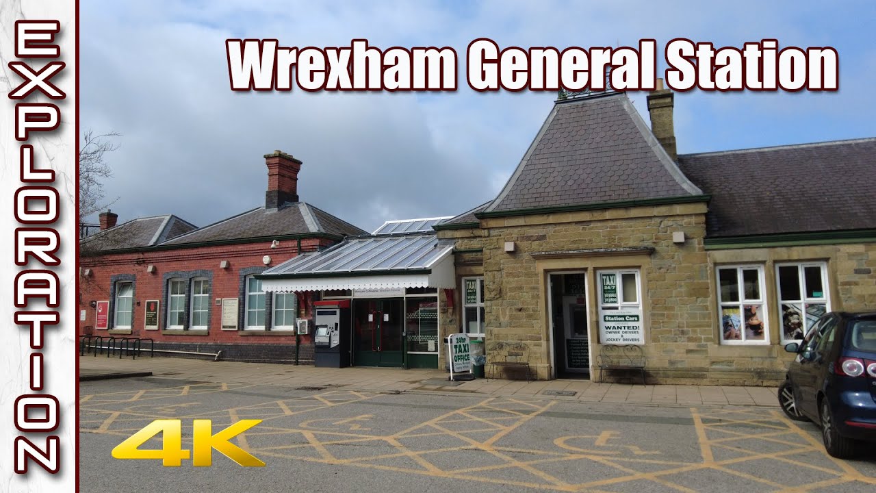 Exploration - Wrexham General Station 【4K】 🚶 🇬🇧