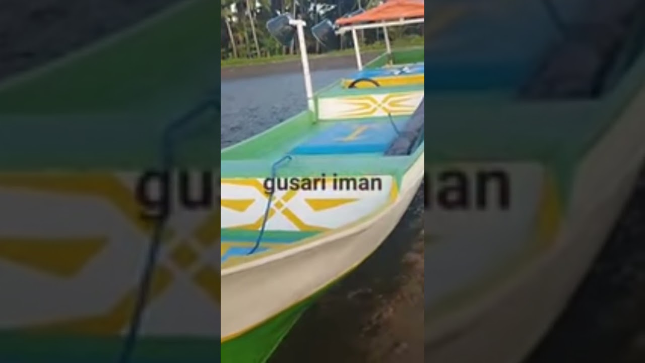 Review Perahu fiber panjang 9 meter #speedboat #boating #shorts #videoshort
