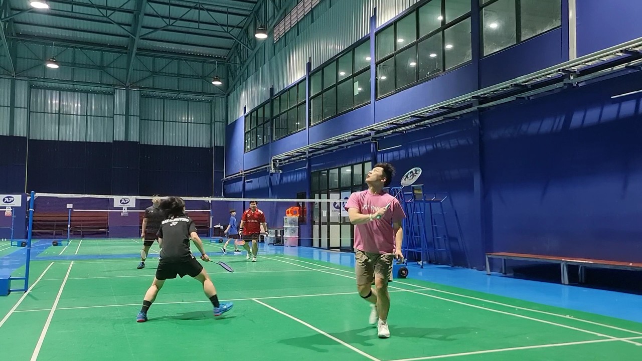 Casual play badminton กับ บาริสต้าเมืองทอง 14 ก.พ. 69 Game 1