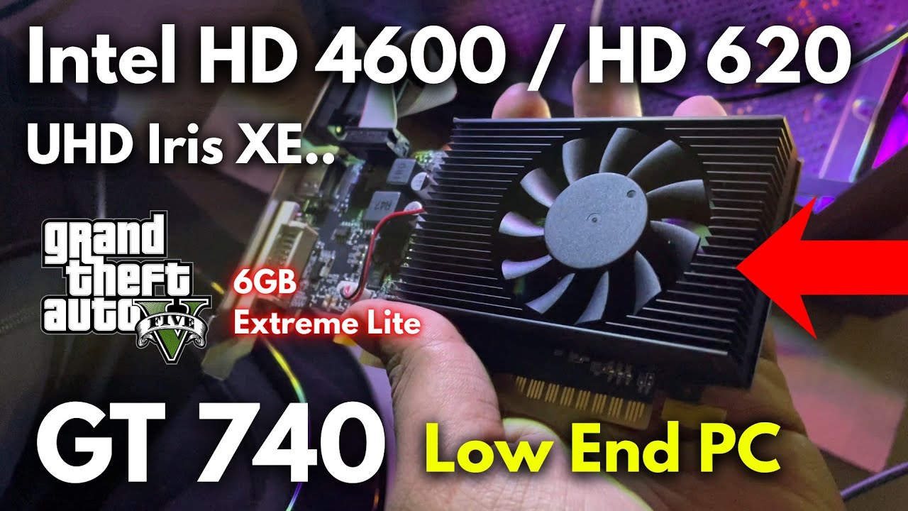 GTA V Extreme Lite (6GB) TEST On Low End PCs - Graphics FPS Test! 