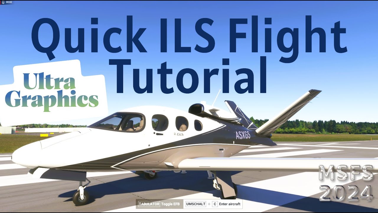 Microsoft Flight Simulator 2024 - Quick ILS flight tutorial - Cirrus Vision Jet G2