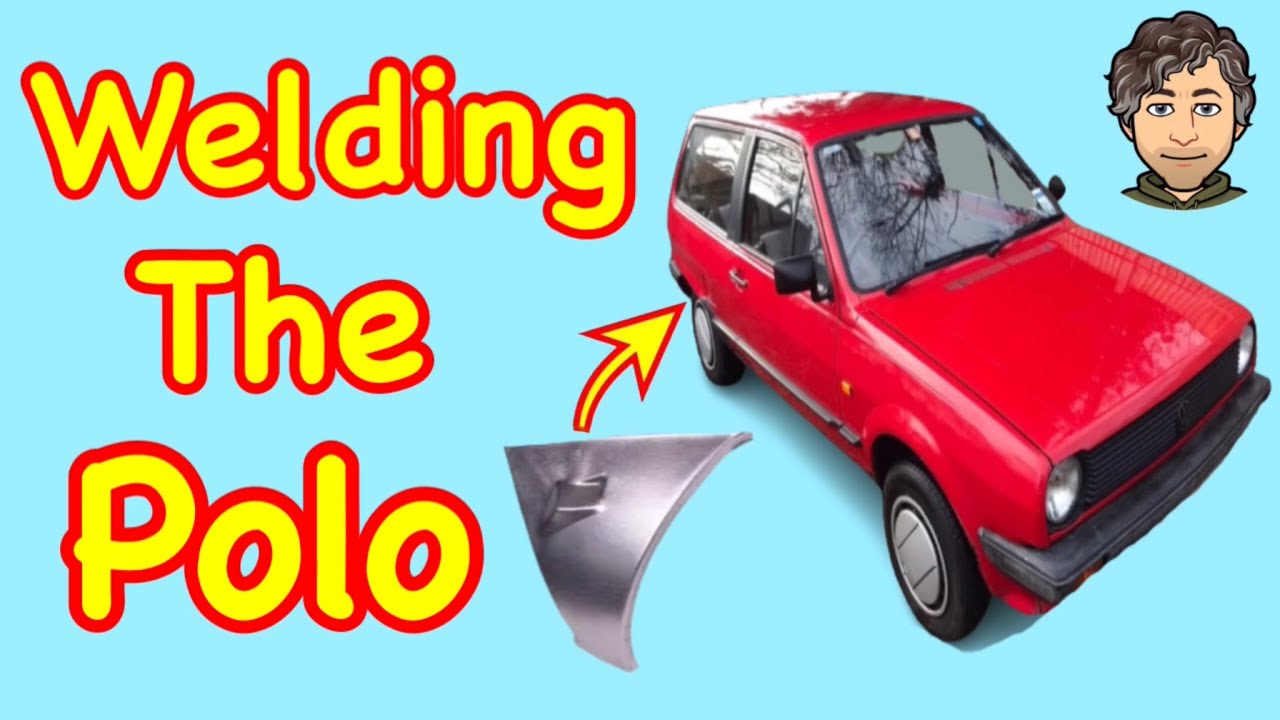 Volkswagen Polo MK2 Breadvan ( Welding in new lower rear quarter panel )