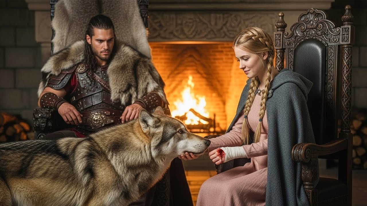The Alpha King’s Pup Bit the Human’s Sleeve — The Room Fell Silent, but She Tugged Back With a Smile