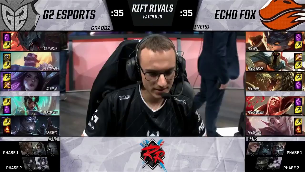 Dardoch Plays Pantheon   G2 VS FOX Highlights   2018 Rift Rivals Day 2