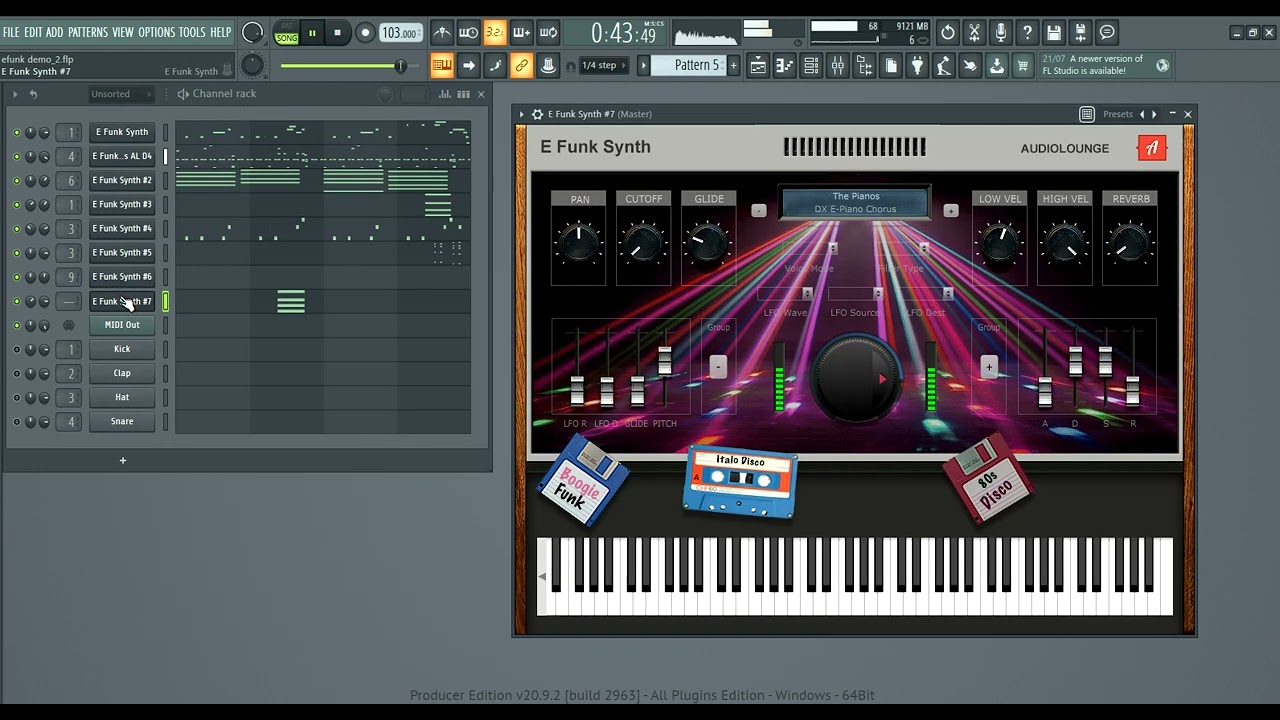 Audiolounge E-funk: The Ultimate Synth Vsti For Funk Lovers!