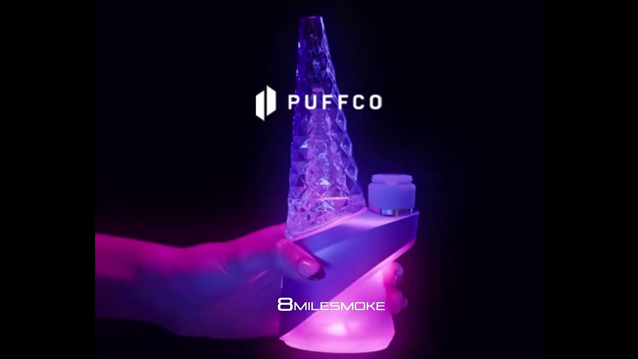 Puffco Peak Pro  at 8 Mile Smoke | Black and Indiglow
