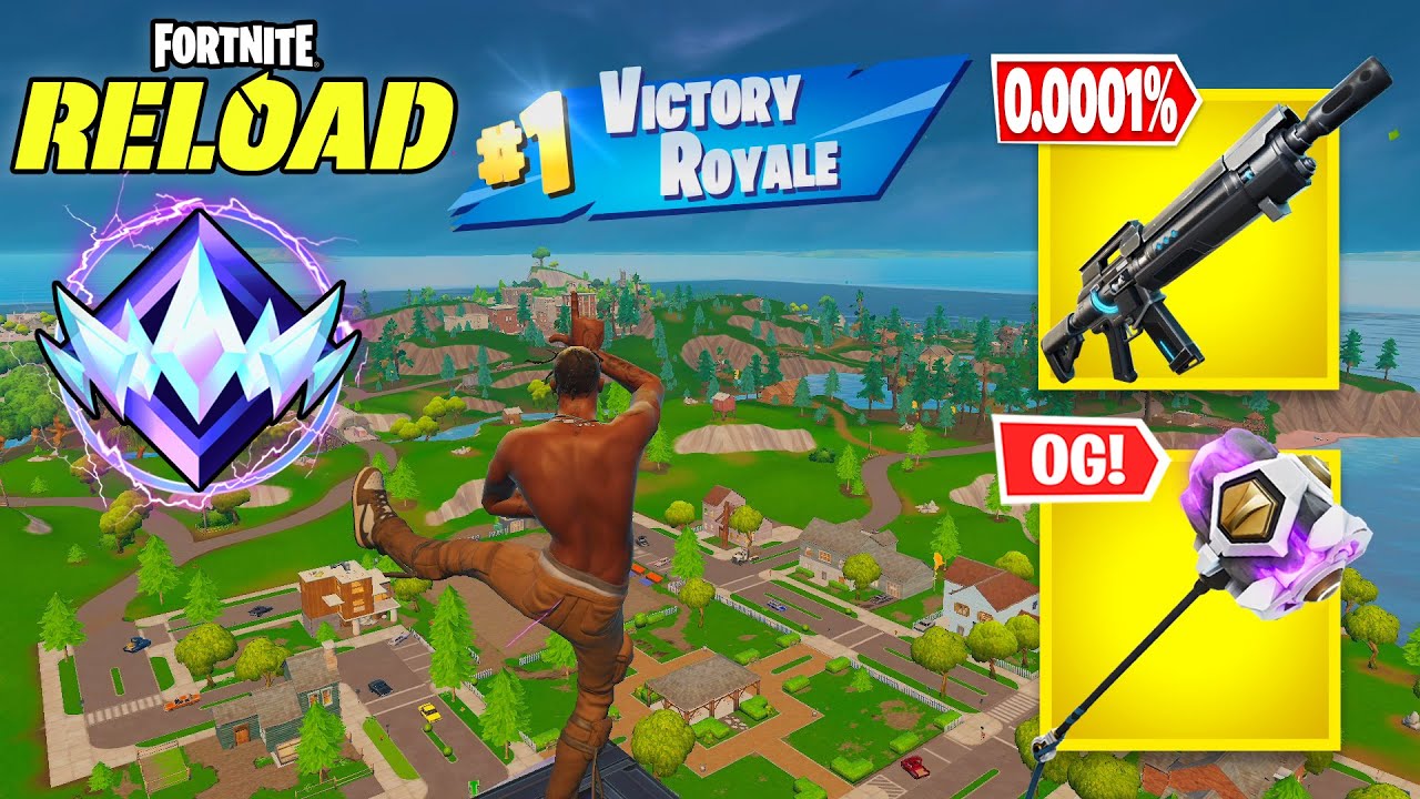 Fortnite Reload | High Kill Solo vs Squads Ranked Win Full Gameplay (Keyboard & Mouse)
