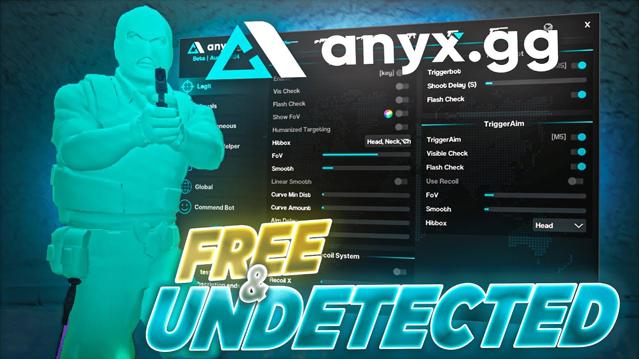 НЕОБНАРУЖЕННЫЕ БЕСПЛАТНЫЕ ЧИТЫ CS2 | ANYX V3 БЕСПЛАТНО (БЕЗОПАСНО ДЛЯ ИСПОЛЬЗОВАНИЯ)