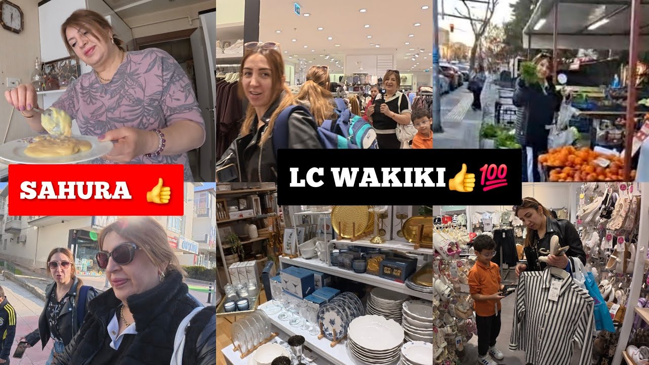 SAHURA BUNU YAPIN ÇOK TUTUMLU💯LC WAIKIKİDEN BAYRAMLIK ALDIK💯