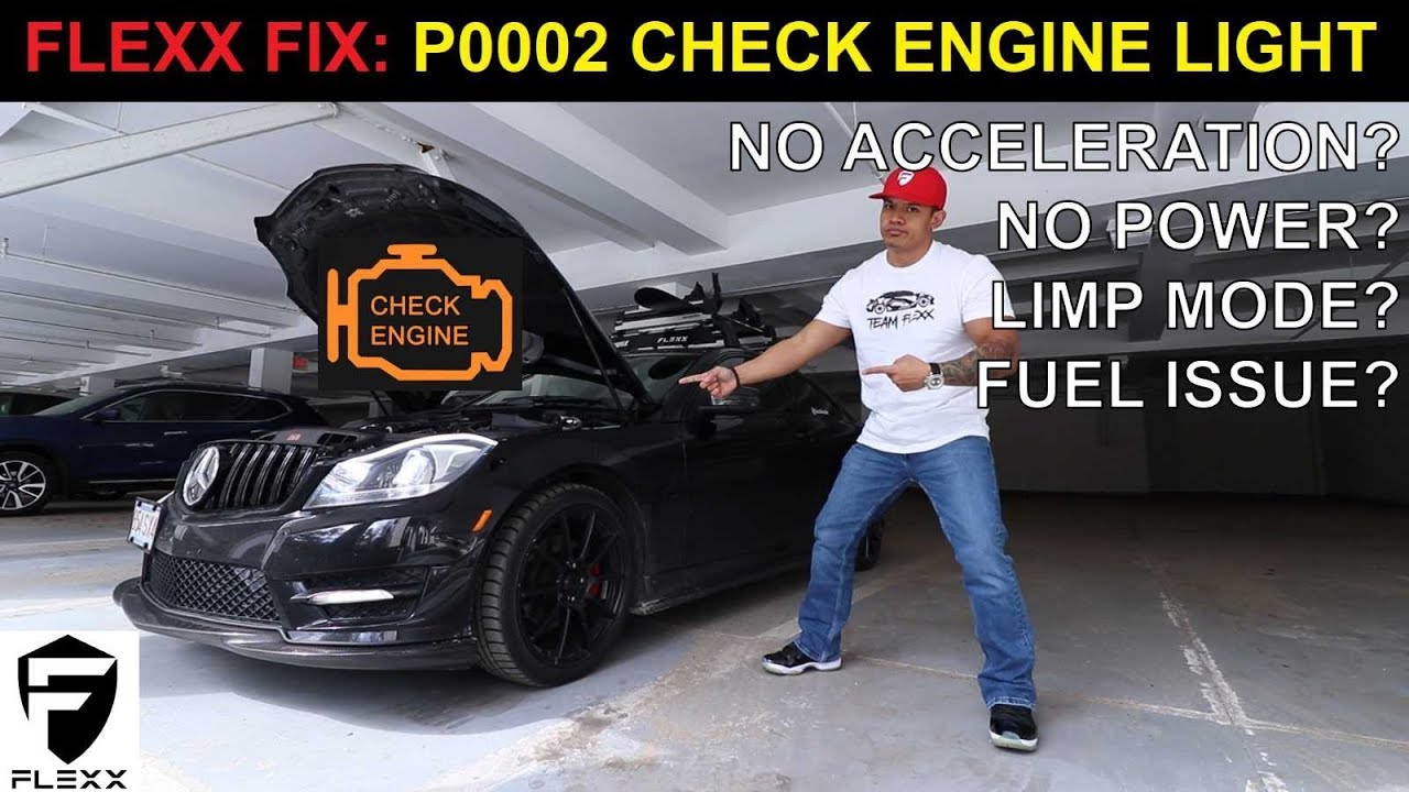 УСТРАНЕНИЕ ПОТЕРИ МОЩНОСТИ MERCEDES C250 P0002 ПРИ УСКОРЕНИИ