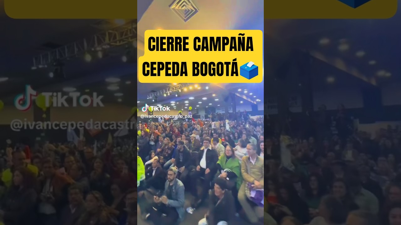 🚨🇨🇴Ivan cepeda cierre de campa&ntilde;a en Bogot&aacute;! viva Petro y viva la izquierda 🥸🗳️