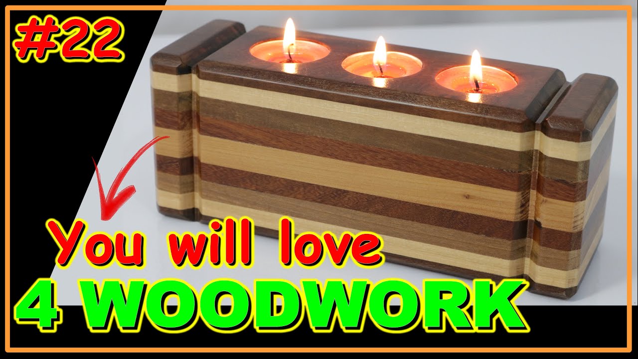 4 WOOD WORKS YOU WILL LOVE (VIDEO #22) #woodworking  #joynery #woodwork