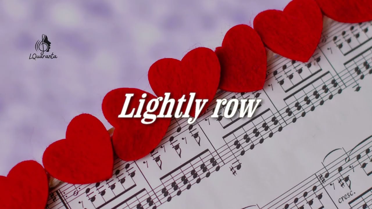 Lightly Row – Flauto dolce | Video spartito con e senza nomi delle note + base musicale