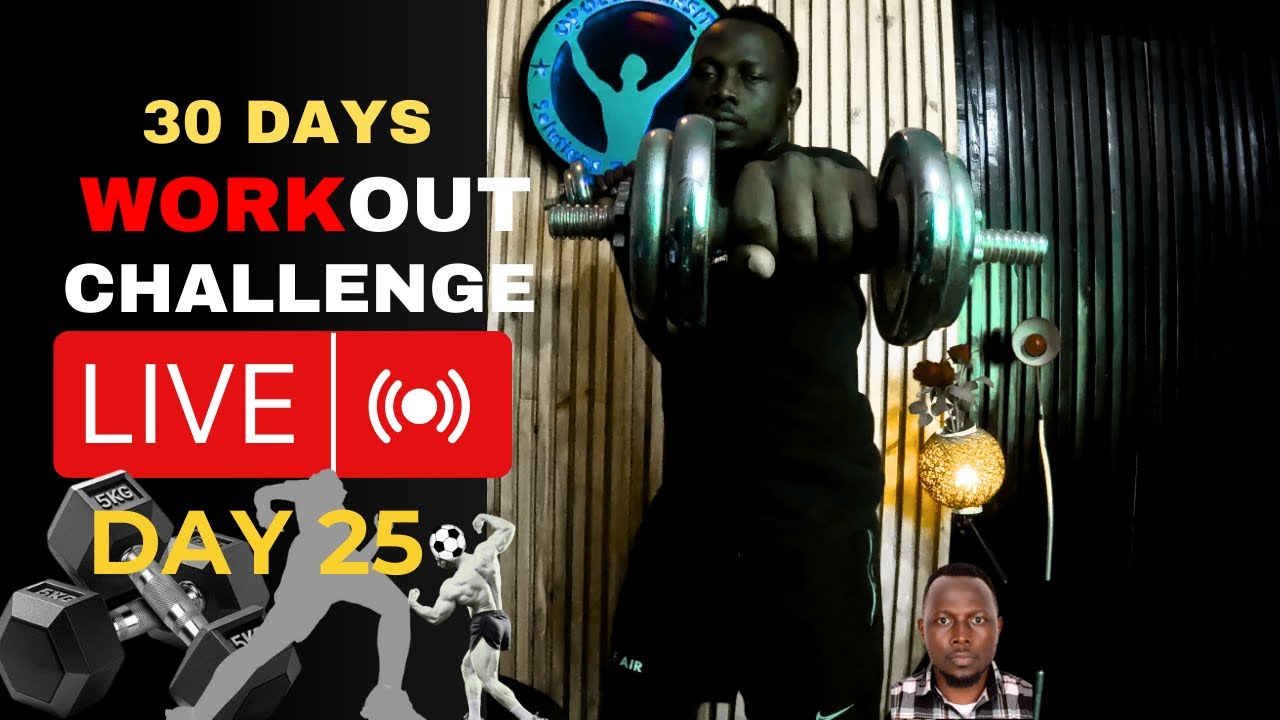 SESSION 2 Day 25 of 30 Days 1000 Reps Workout Challenge | Let's do it