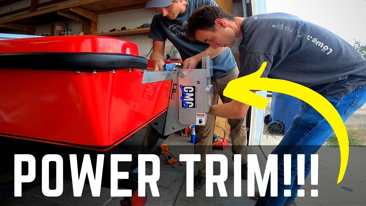 Boat rebuild (PART 22) carpet, power trim, lights