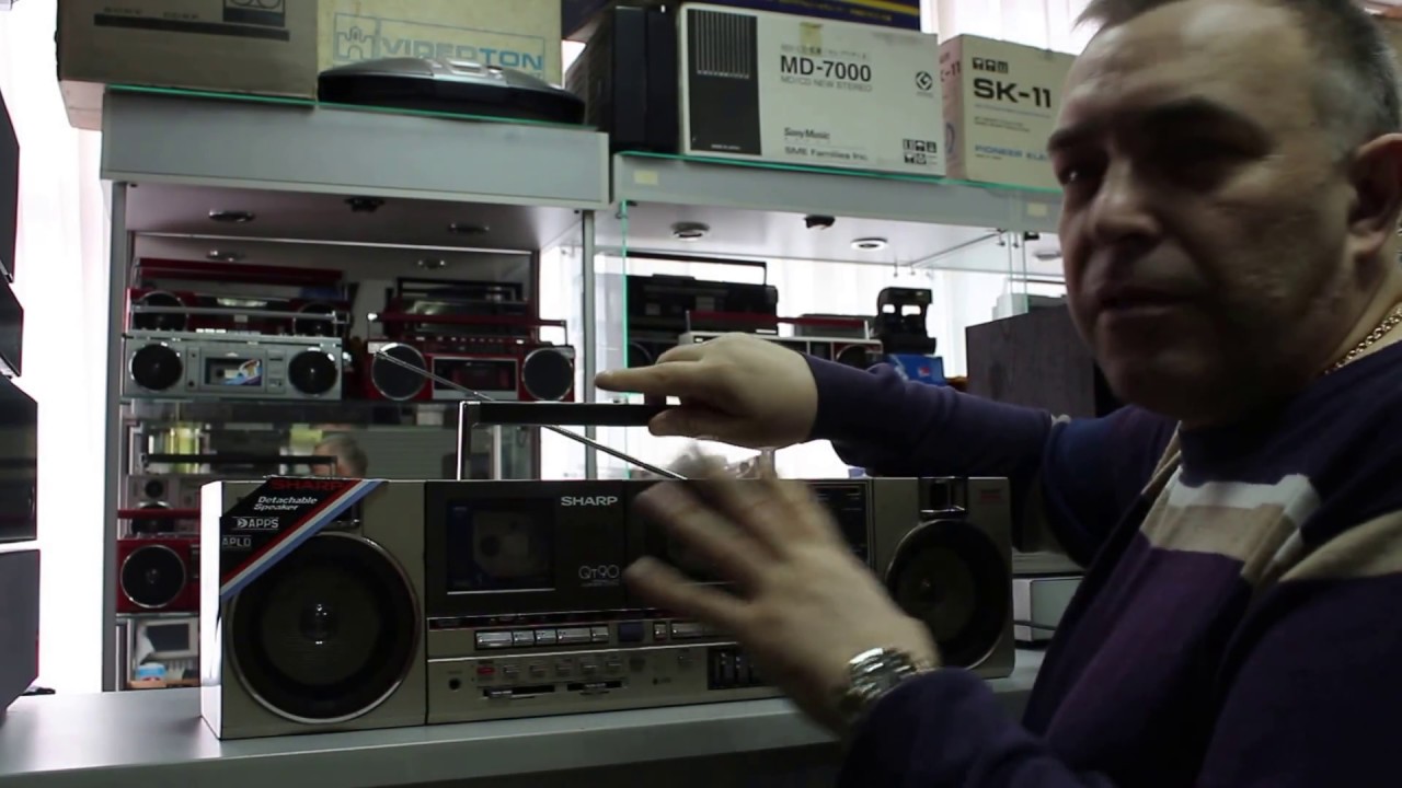 vintagemoscow  магнитола sharp qt 90
