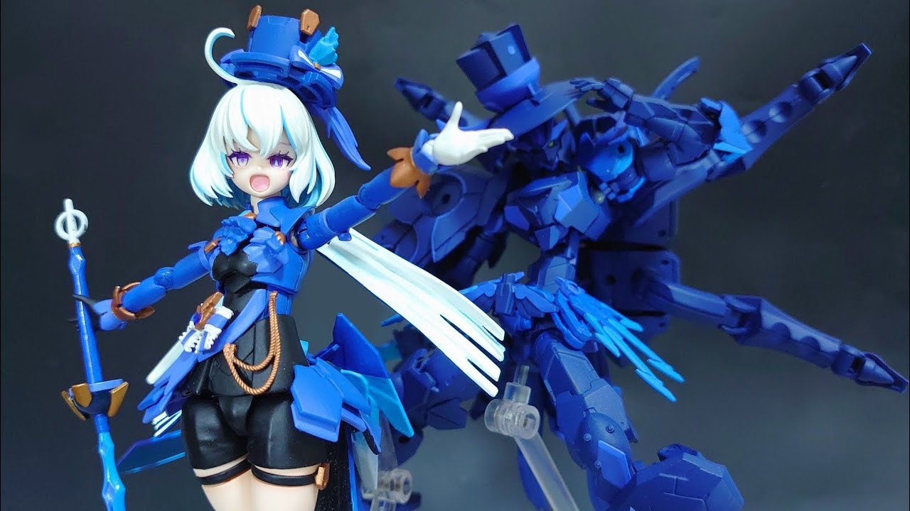 【4機の支援メカが合体して人型ロボに！？】30MSと30MMミキシングしてみた！