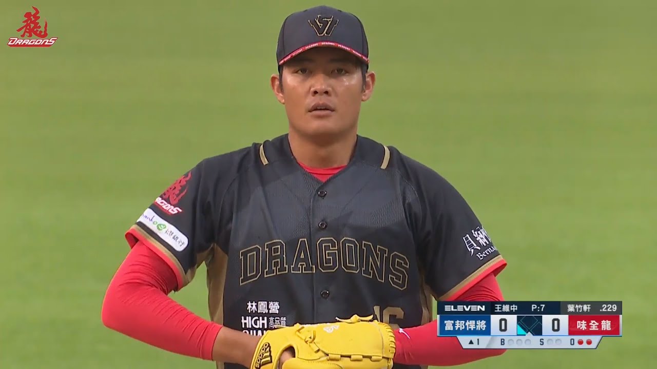 【2022比賽嗨賴】06/23 龍王王維中霸氣開場！11球飆2次三振讓對手三上三下