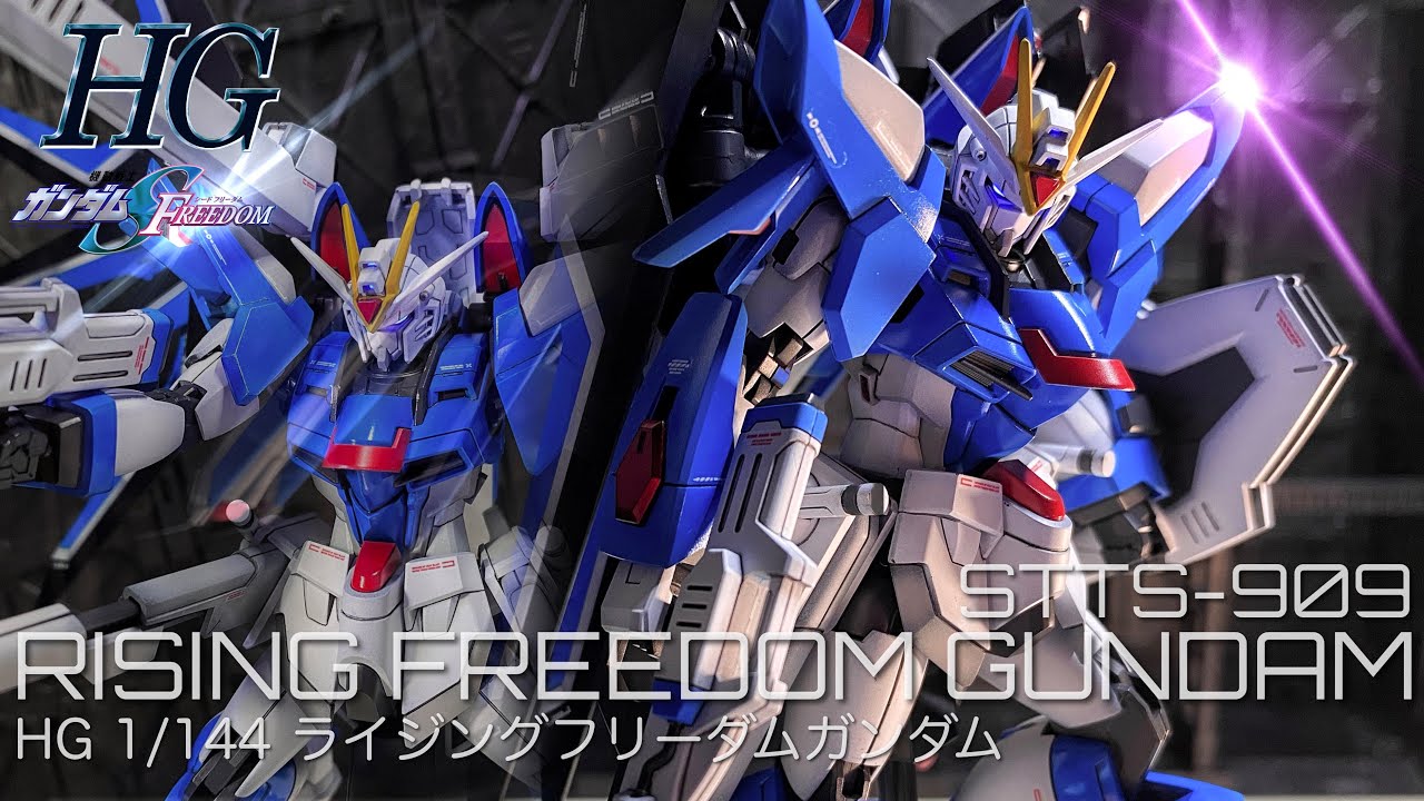 【ガンプラ全塗装】わいのHG ライジングフリーダムガンダムを見てほしい