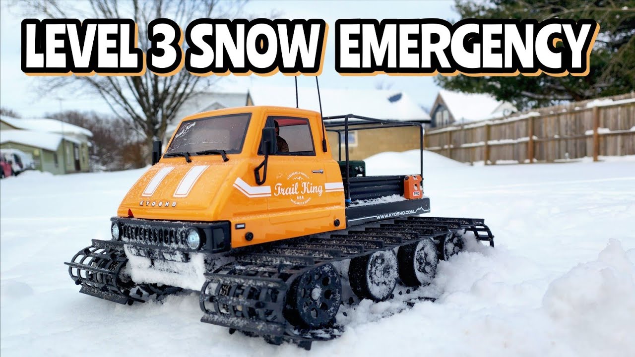 Kyosho Trail King level 3 snow emergency 