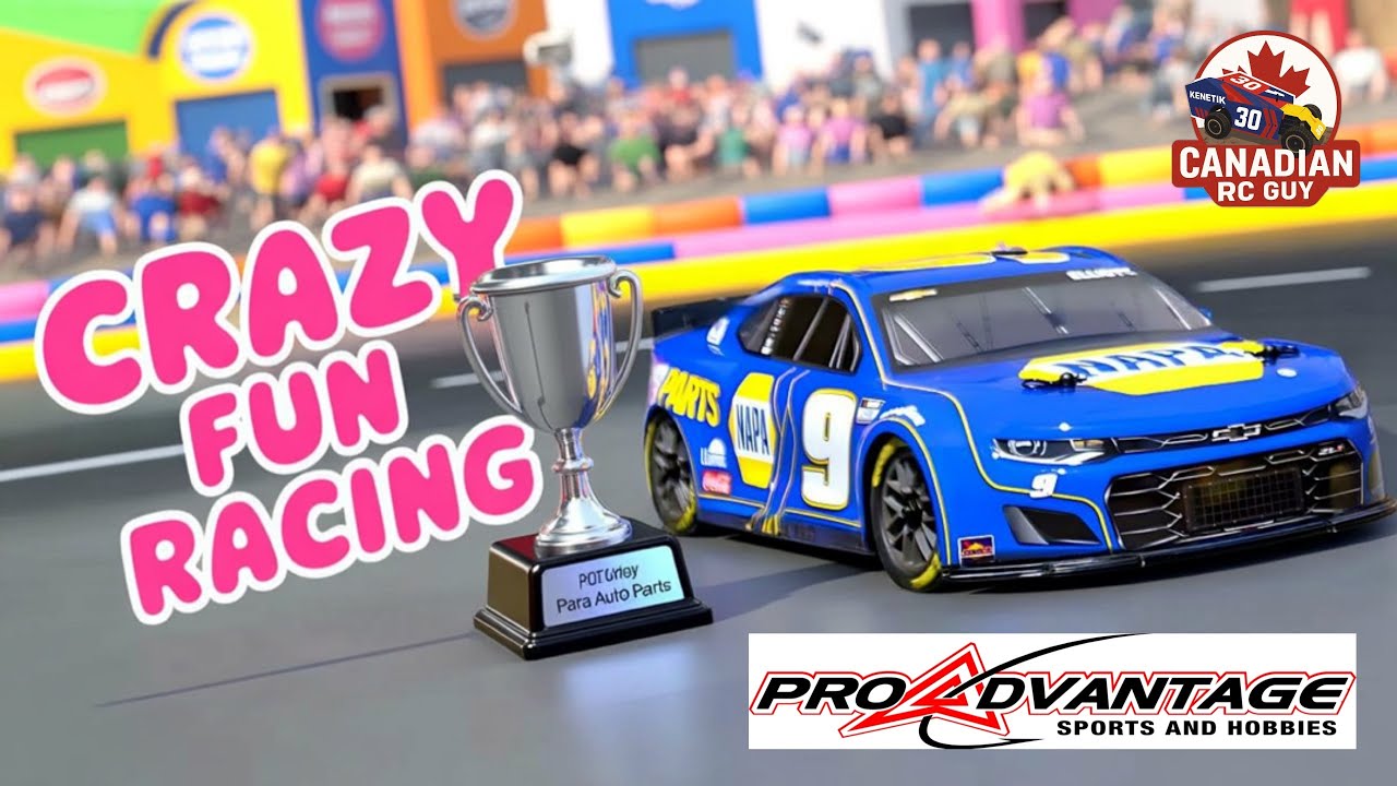 Crazy Fun, Crazy Fast Rc oval Racing.