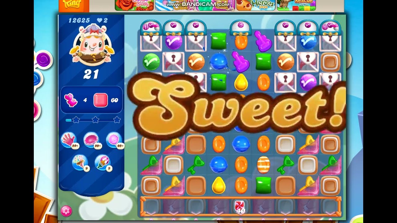 Candy Crush Saga Level 12625  NO BOOSTERS