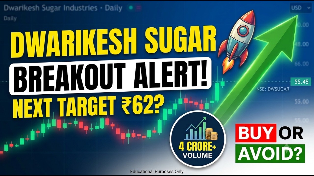 Dwarikesh Sugar Share Analysis | Massive Breakout & Volume Spike! 🚀