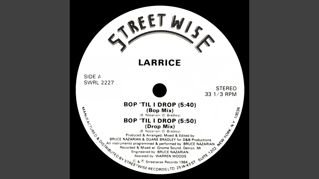 Bop 'Til I Drop (Drop Mix)