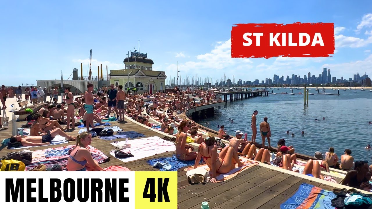 MELBOURNE, AUSTRALIA 🇦🇺 [4K] St Kilda Beach & Pier — Walking Tour