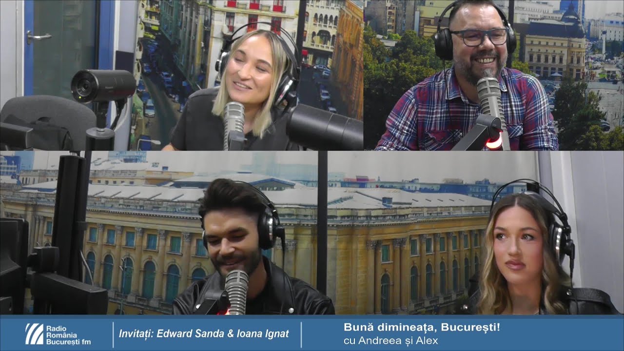 Edward Sanda & Ioana Ignat spun “Buna dimineata, Bucuresti!” pe ritmurile noii lor piese