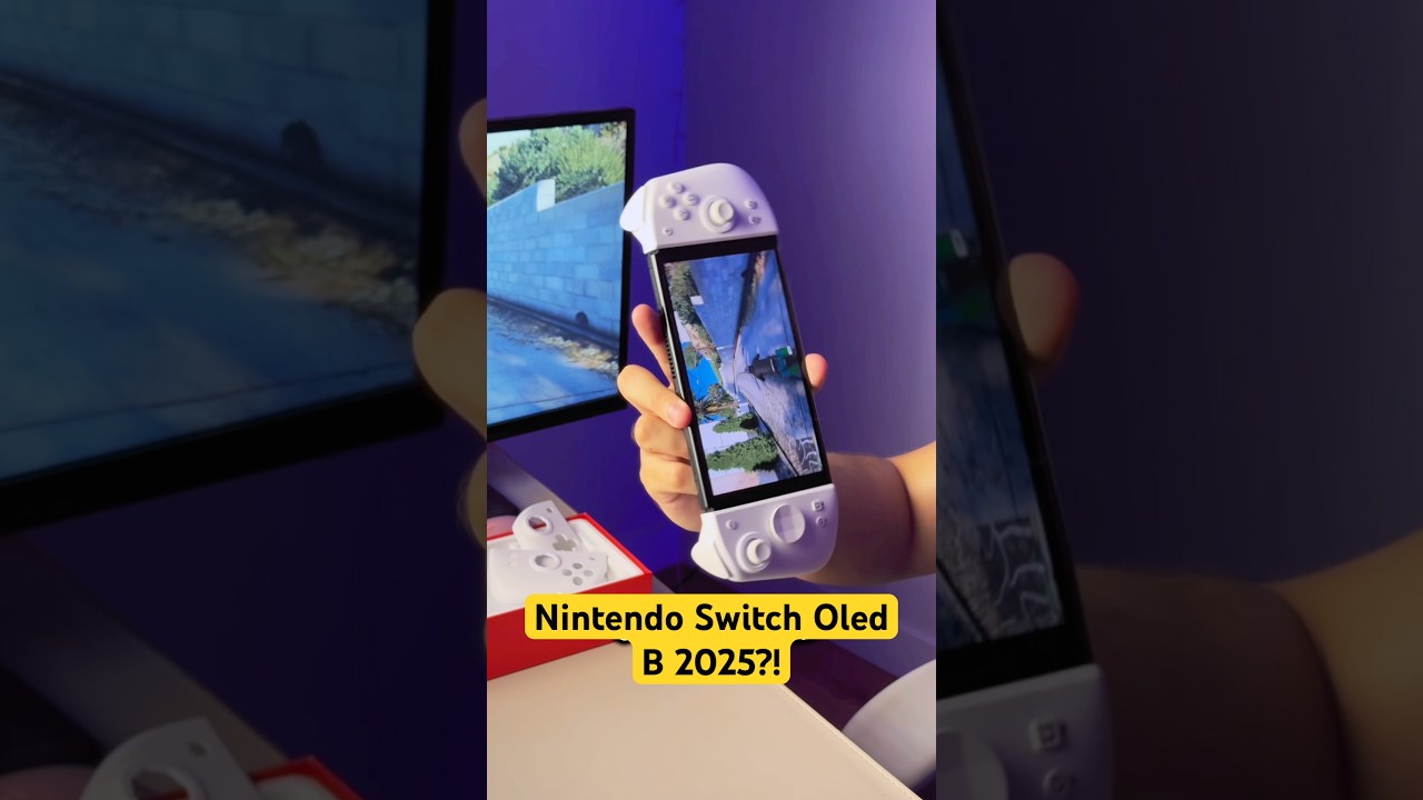 Nintendo Switch Oled в 2025?! Mobapad m6 HD #mobapad #mobapadM6HD #joycons #switch