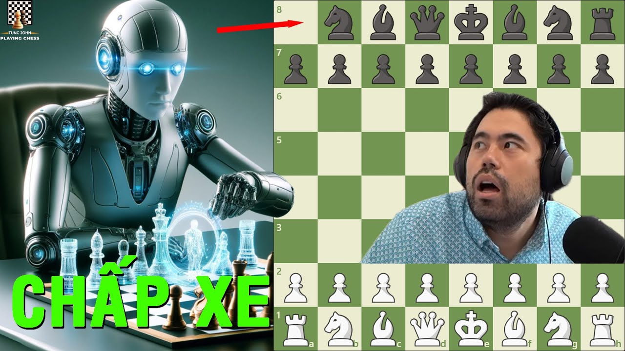 Siêu Máy Tính Leela Chess Zero Cả Gan Chấp Thần Chớp Hikaru Nakamura 1 Xe Và Cái Kết... - TungJohn