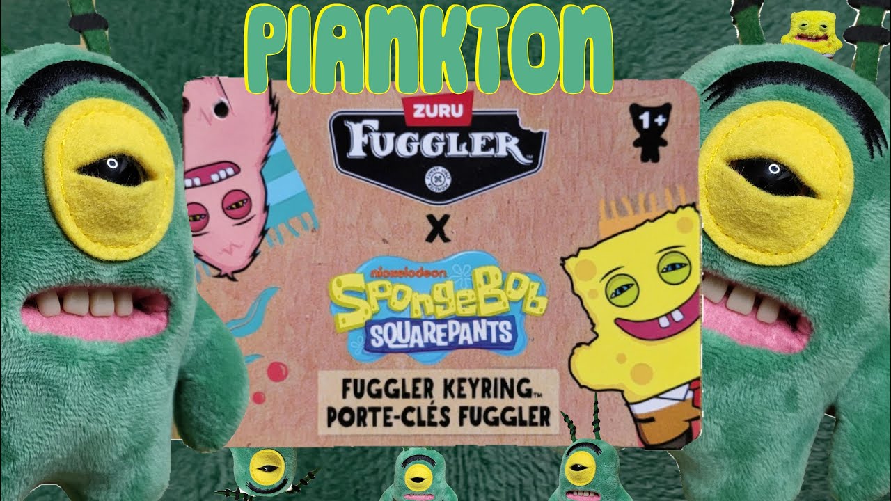 Fuggler Funny Ugly Monsters x Spongebob Plankton Keyring #fuggler #fugglersforlife #spongebob