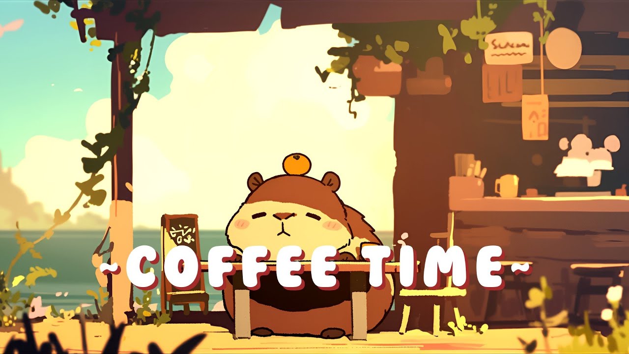 Capybara Study Beats - Chill Study Music Mix ~ Warm Feelings ~ 🦫 ✨ 🌙