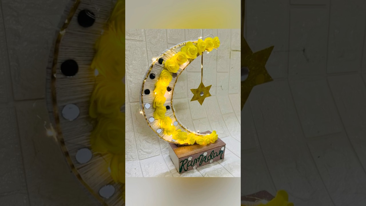 DIY Ramadan Decoration Items 🌙 | Easy Ramadan Decor #shorts #youtubeshorts #trending #ramadan #diy