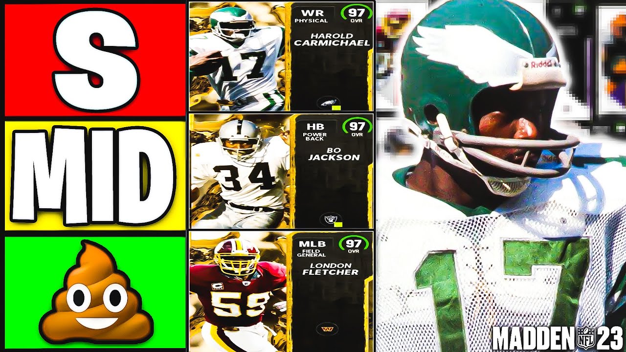 *NEW* RANKING THE BEST ULTIMATE LEGEND CARDS IN MADDEN 23! MADDEN 23 Ultimate Team Top Ten