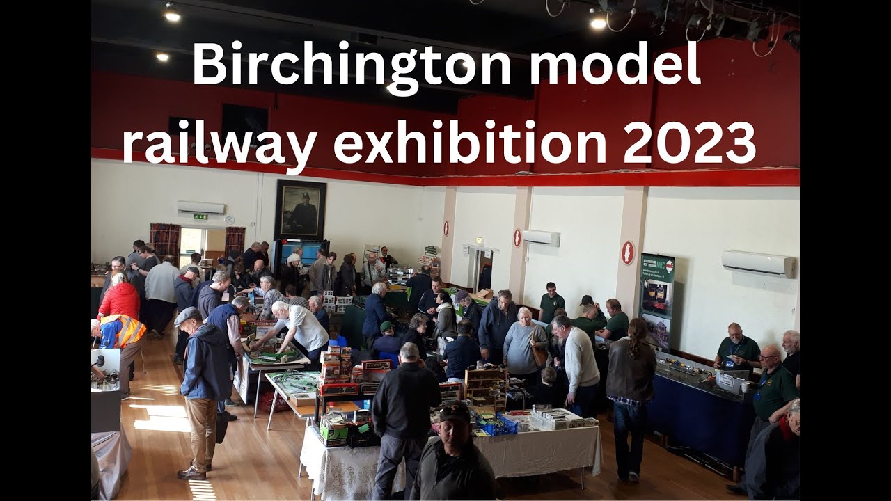 Birchington model railway exhibition 2023, the layouts filmed by Mangley Town