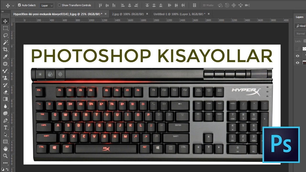PHOTOSHOP KISAYOLLARI