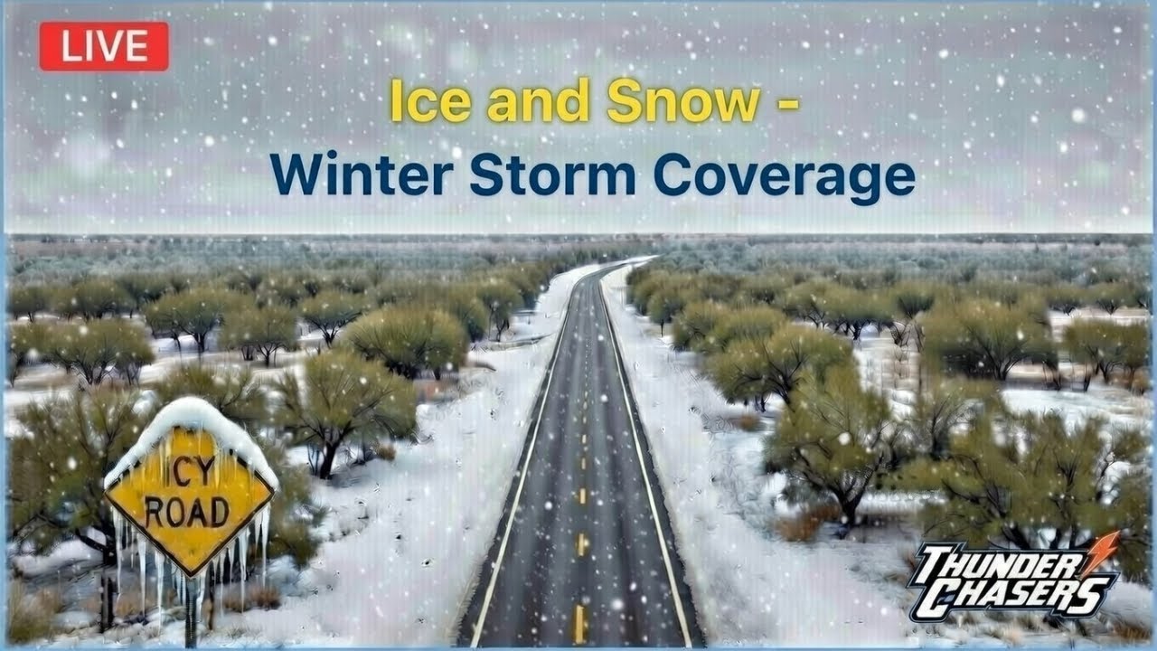 LIVE Snow Chasing - Oklahoma