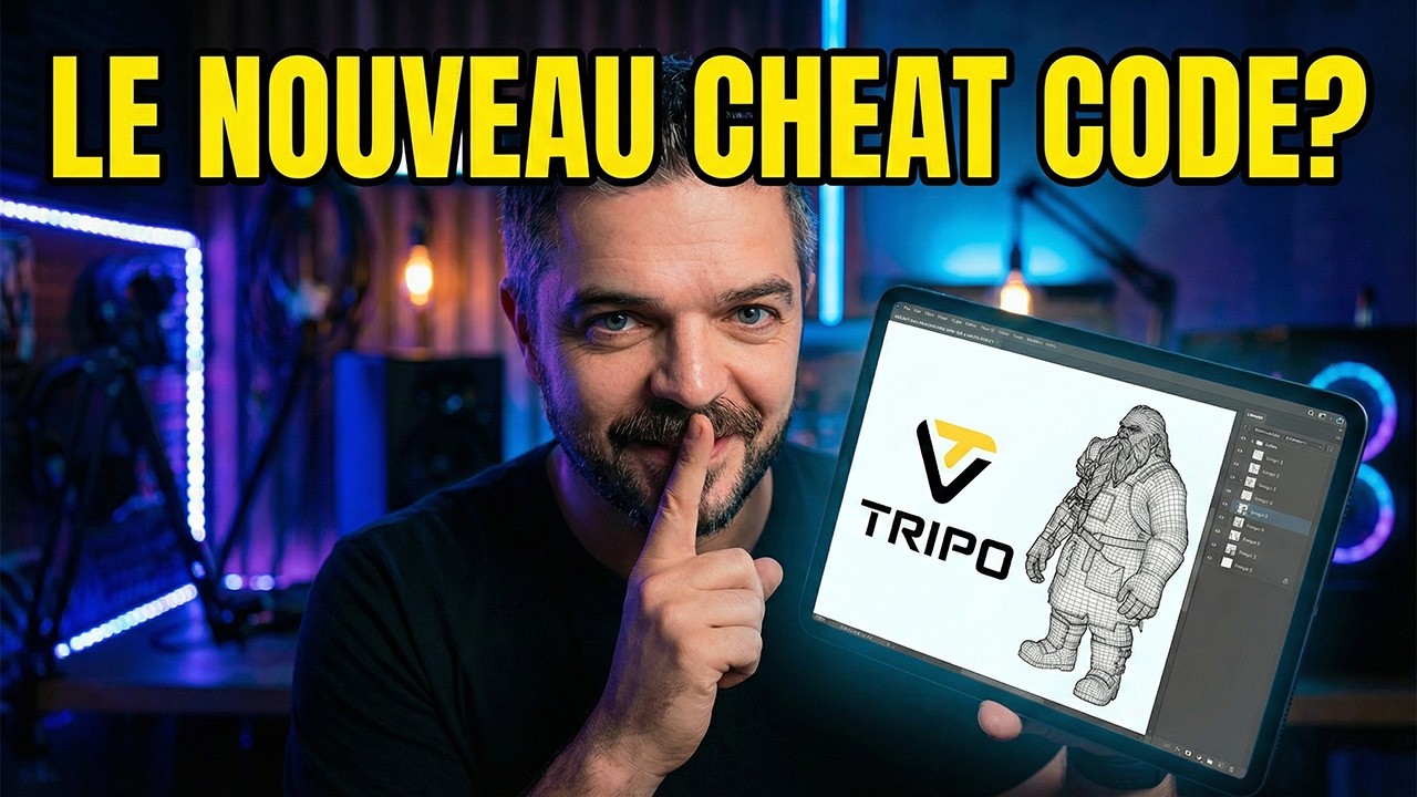 C'est de la Triche ? Cette IA remplace 1000 Heures d'Apprentissage [Tripo.ai]