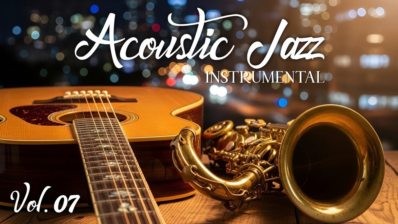 Cozy Acoustic Jazz Nights 🎷🎸 | Intimate Guitar & Sax Cafe Session [Vol.07]