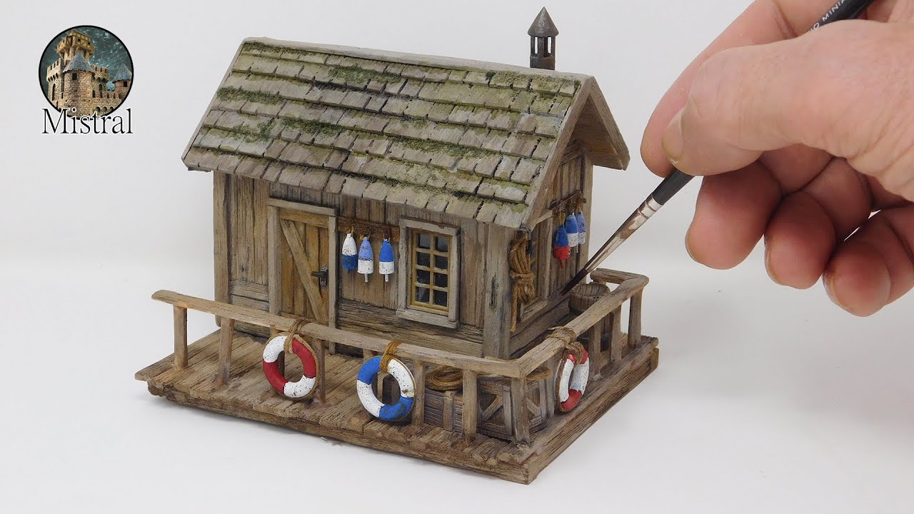 Build Fisherman's Hut  1/48 scale | TUTORIAL | for my next Diorama 